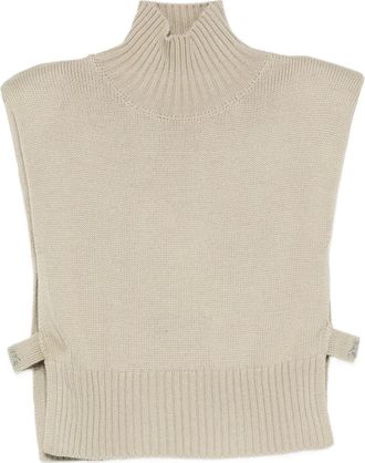 Patrizia Pepe Top a coste - Toni neutri