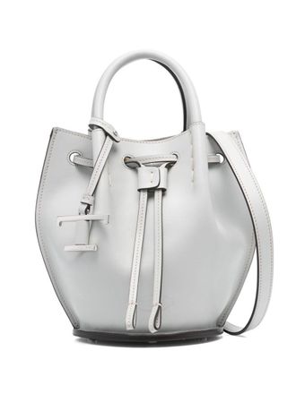 Tod's Logo-Charm Leather Mini Bucket Bags