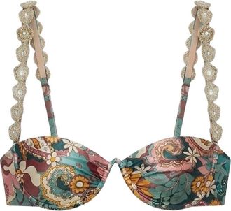 Del Maar Kaay Bikini Top - Dames - Bikinis - Groen - M - Badmode