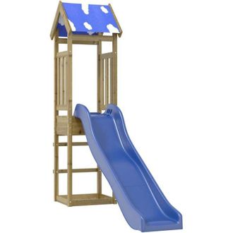 vidaXL Parque Infantil De Exterior Madera De Pino Impregnada Vidaxl