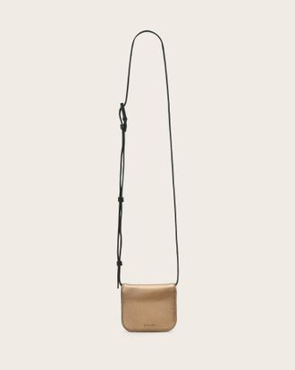 AllSaints Maeve Leather Cardholder Crossbody