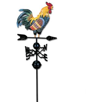 OEM Banderuola Segnavento In Metallo A Forma Di Gallo, Paletti Per Recinzioni Da Giardino, Tetti Da Cortile, Banderuola Segnavento, Decorazione Colorata, 