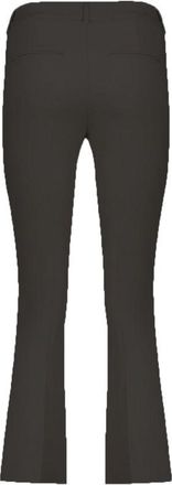 Herno Womens Black Elastane Flared Pants