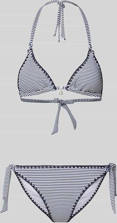 Banana Moon Banana Moon Bikini-Set mit Label-Detail Modell NUCODIMKA in Dunkelblau, Größe XXL