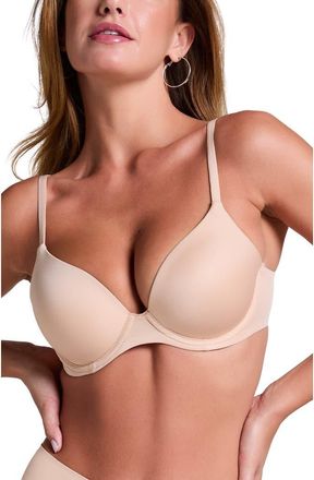 Hunkem&ouml;ller Super Soft Padded Underwired Bra in Tan at Nordstrom, Size 34Dd