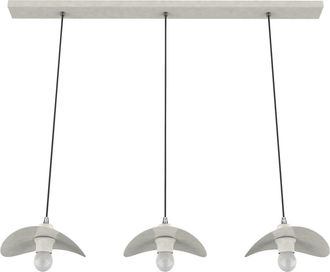 Lumicom Piuma Lampara De Techo Lineal 3 Luces Monocolor Brillo