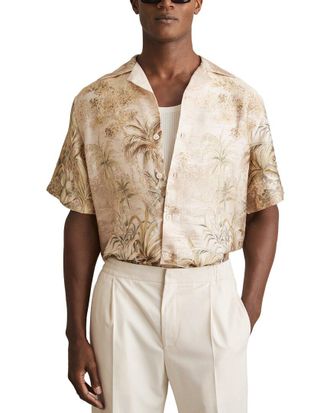 Reiss Yoshi Jungle Placement Shirt