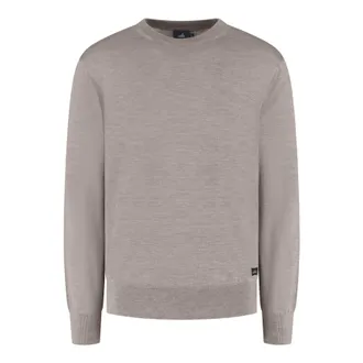 Wahts Mens Knitwear, TargetGroup:Men Light Taupe Melange / XXL