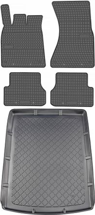 OEM Juego De Alfombrillas De Goma Para Coche Y Maletero Para Audi A6 C7 Kombi (de Septiembre De 2011 A Agosto De 2018)