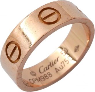 Cartier Pink Gold (18K) Band Ring (Pre-Owned)
