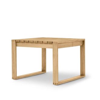 Carl Hansen & S&oslash;n BK16 Beistelltisch, 69 x 66 cm, Teak unbehandelt