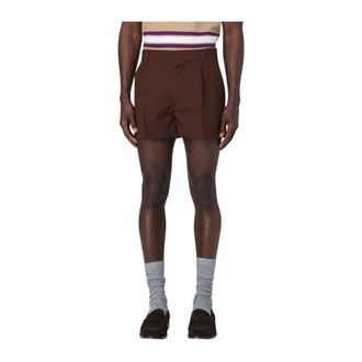 Gucci Casual Shorts, male, Brown, M, Sophisticated Tailored Smart Casual Shorts