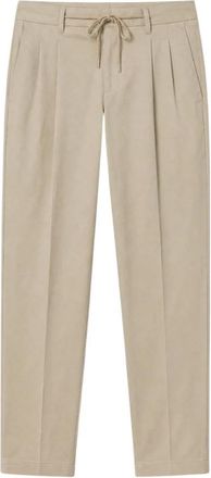 Manuel Ritz Slim-fit Broeken - Heren - Slim Fit Broeken - Beige - XL - Leer - Broeken