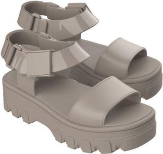 Melissa Kick Off Platform Sandal in Beige at Nordstrom, Size 10