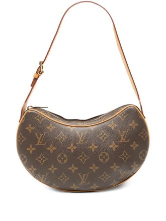 Louis Vuitton 2003 Monogram Croissant PM hobo bag - Bruin