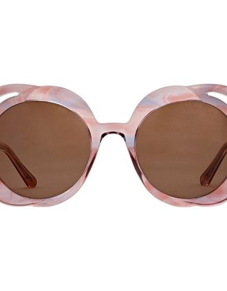 Ted Baker Womens Ted Baker Womens Aurora Sunglasses in Marbled Pink