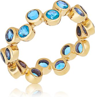 MAX + STONE 14k Solid Yellow Gold Gemstone Delicate Birthstone Ring