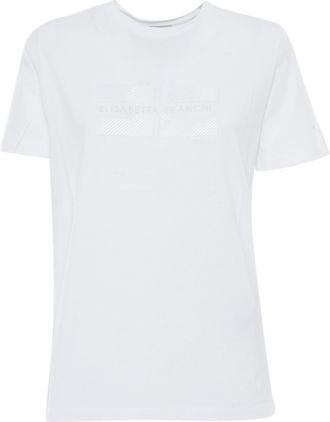 Elisabetta Franchi Camiseta Elisabetta Franchi Blanca
