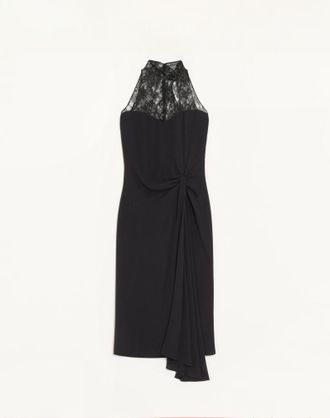 Valentino Abito In Georgette Donna NERO 36