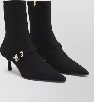 Prada suede ankle boots