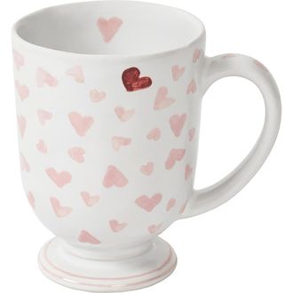 Juliska Love You More Footed Mug in Pink at Nordstrom
