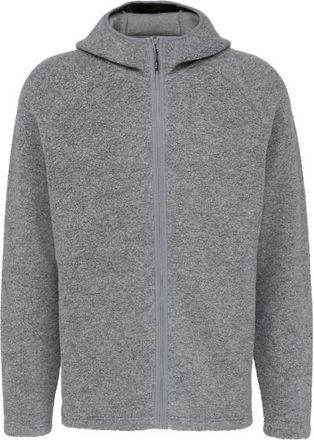 Stoic MerinoPile RissnaSoftSt. Zip Hoody Merinohoodie f&uuml;r Herren | grau