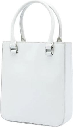 Prada Pre-owned Satchel - Dames - Vintage Shopper - Wit - ONE Size - Leer - Vintage