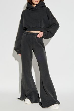 Entire studios Cropped Hoodie, Womens, Grey