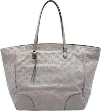 Gucci Pre-owned Tote Bags, female, Gray, Size: ONE SIZE Pre-owned Vintage Tote