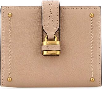 Chlo&eacute; Antiqued Pink Leather Paddington Wallet