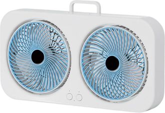 OEM Nuevo Ventilador De Doble Ventana Con Gancho, Tres Velocidades De Viento Ajustables, Se Puede Montar En La Pared O Sobre Una Mesa, Adecuado Para El Ho
