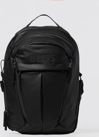 HUGO BOSS Zaino in pelle sintetica con logo Boss