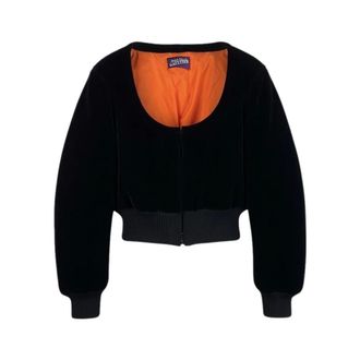 Jean Paul Gaultier Chaqueta Bomber Cuadrada - Jackets - Mujer - Negro - S