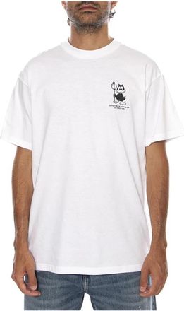 Carhartt Work in Progress Bumper Car T-Shirt - Heren - T-shirts - Wit - L - Katoen - Tops