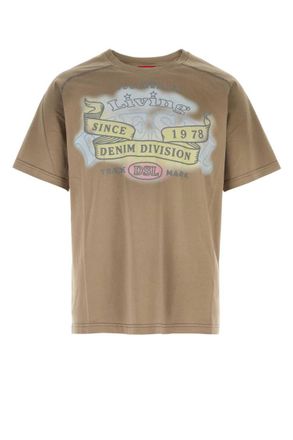 Diesel Brown Crew Neck T-Shirt