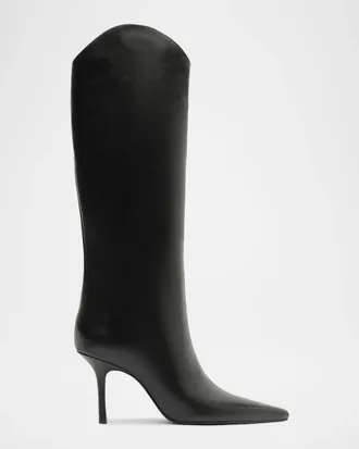 Schutz Mary Ellen 80MM Leather Boots