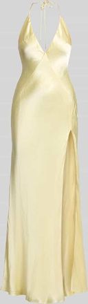 Bardot Bardot Maxikleid aus reiner Viskose Modell Yve in Hellgelb, Gr&ouml;&szlig;e 38