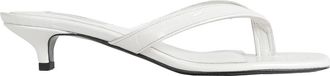 Toteme Croco-embossed Heeled Flip Flops