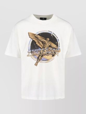 Represent graphic print crew neck short sleeve top