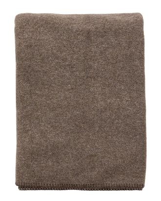 Di Maestro Di Maestro Roma Super Soft Italian Bamboo Throw With Embroidered Edge