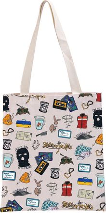 Generic PYOUL TV Show Inspired Gift Yellow-jackets Tote Bag Thriller Drama lover Handbag TV Series Fan Gift Psychological Drama Fan Gift (Yellow-jackets Tote)