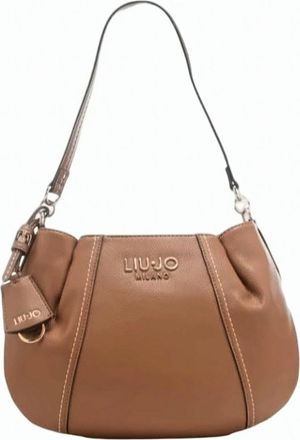 Liu Jo Beige Logo Shoulder Bag