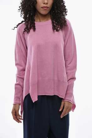 Stella McCartney Maglia Girocollo Relaxed Fit in Misto Cashmere Stella McCartney