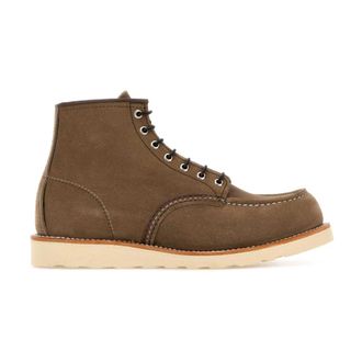 Red Wing Shoes Lace-up Boots, male, Brown, Size: 7 1/2 US Classic Moc Boot