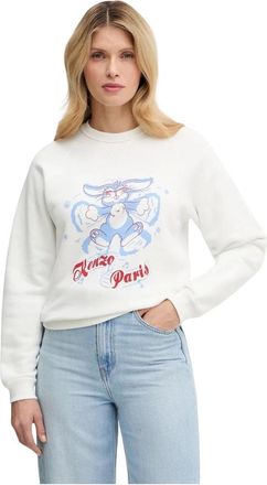 Kenzo Felpa Winter Holidays - - Sweatshirts & Hoodies - Donna - Bianco - L