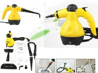 Trade Shop Trade Shop - Limpiador De Vapor El&eacute;ctrico Port&aacute;til Multiusos 1000 Vatios 350 Ml 50 &deg; C Accesorios