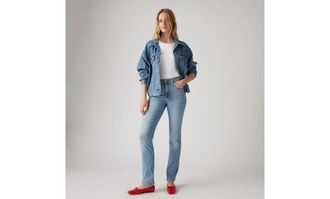 Levi's 724 High Rise Straight Jeans - Womens - 25X30 - Blue