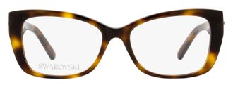 Swarovski SK5452 Crystal-Embellished Eyeglasses - Brown
