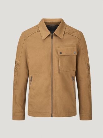 Belstaff Outrider Motorcycle Overshirt Mens Technical Denim British Khaki Size 3XL