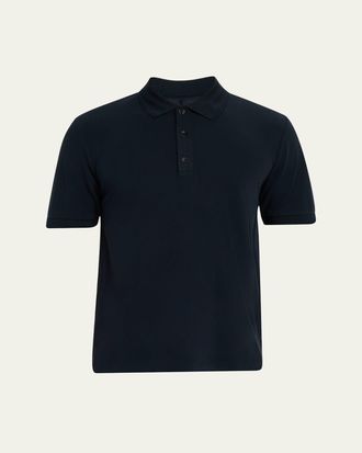Rag & Bone Mens Tech Stretch Pique Polo Shirt